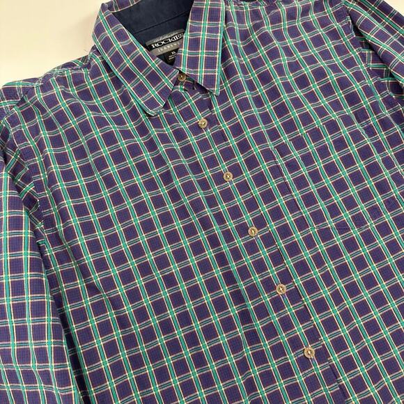 Vintage Authentic Rockies Jeanswear Miller Style Button Front Plaid Shirt - Picture 2 of 6